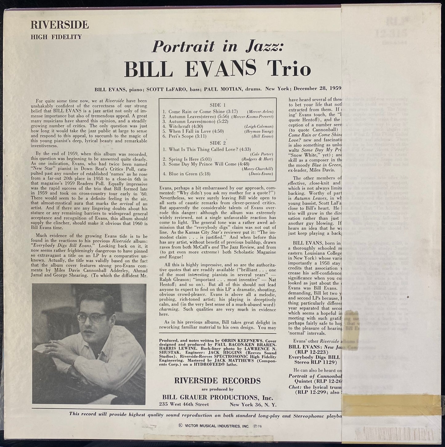 Bill Evans Trio