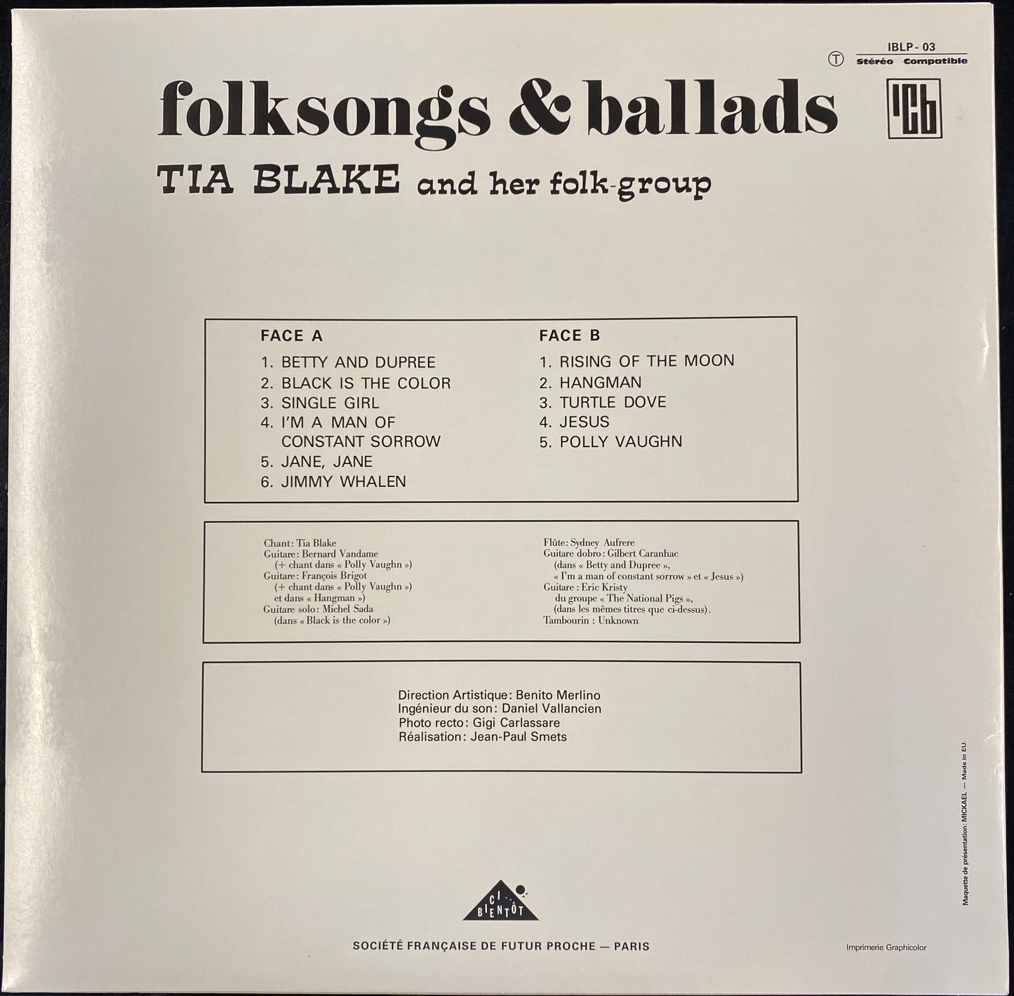 Tia Blake and Her Folk-Group
