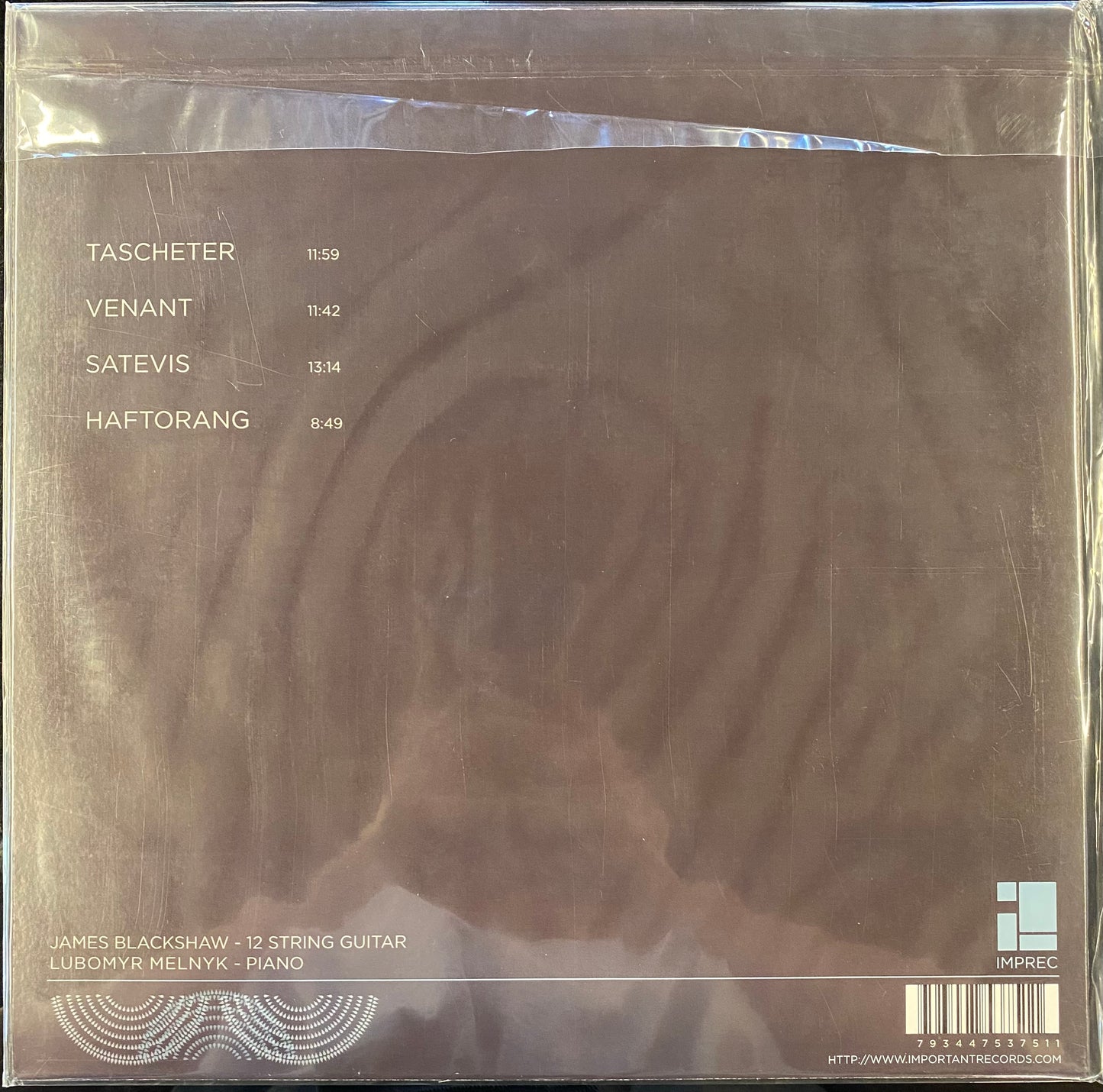 James Blackshaw + Lubomyr Melnyk