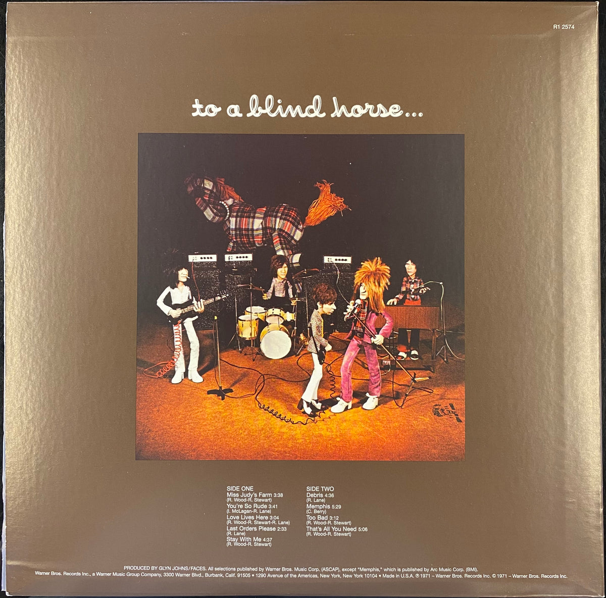 【USED】Faces - A Nod Is As Good As A Wink...To A Blind Horse(LP)