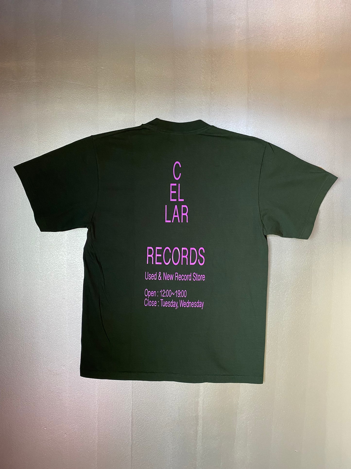 【NEW COLOR !!!】CELLAR RECORDS オリジナルTシャツ