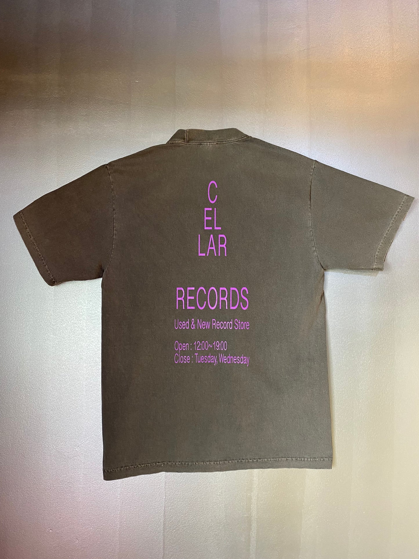 【NEW COLOR !!!】CELLAR RECORDS オリジナルTシャツ