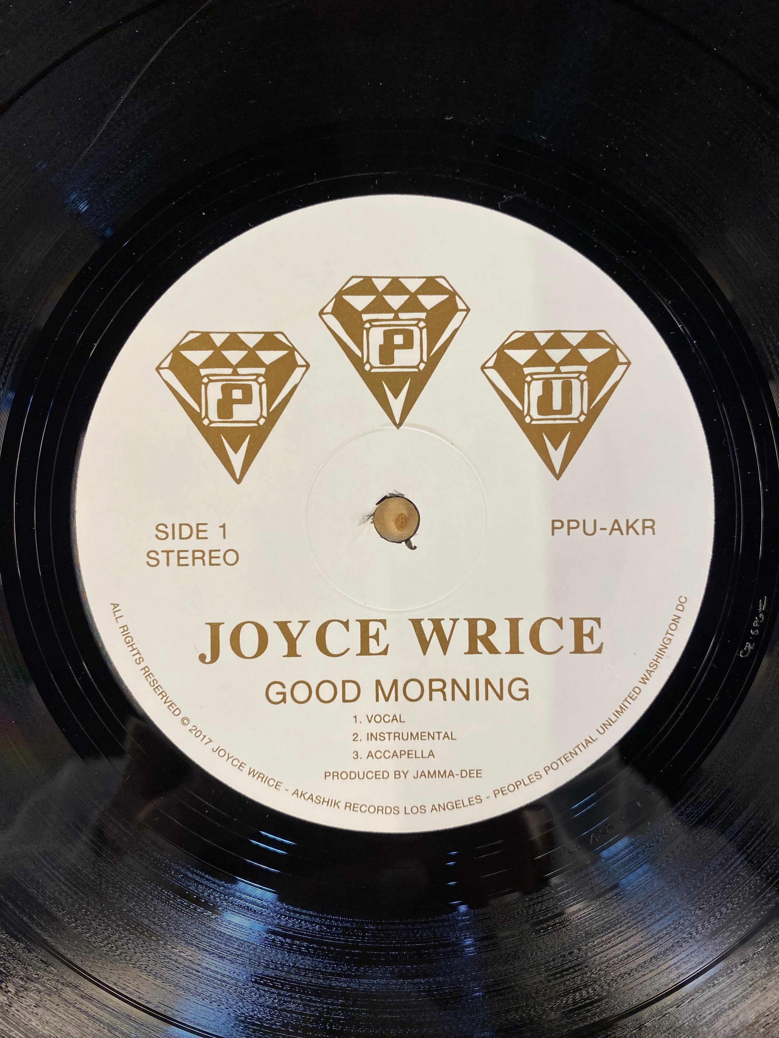 Joyce Wrice Good Morning アナログレコード 中古LP】Joyce Wrice - Good Morning – CELLAR RECORDS