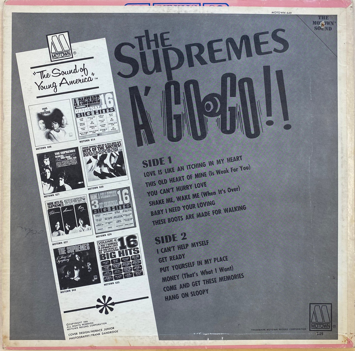 【USED】The Supremes - A' Go Go(LP)