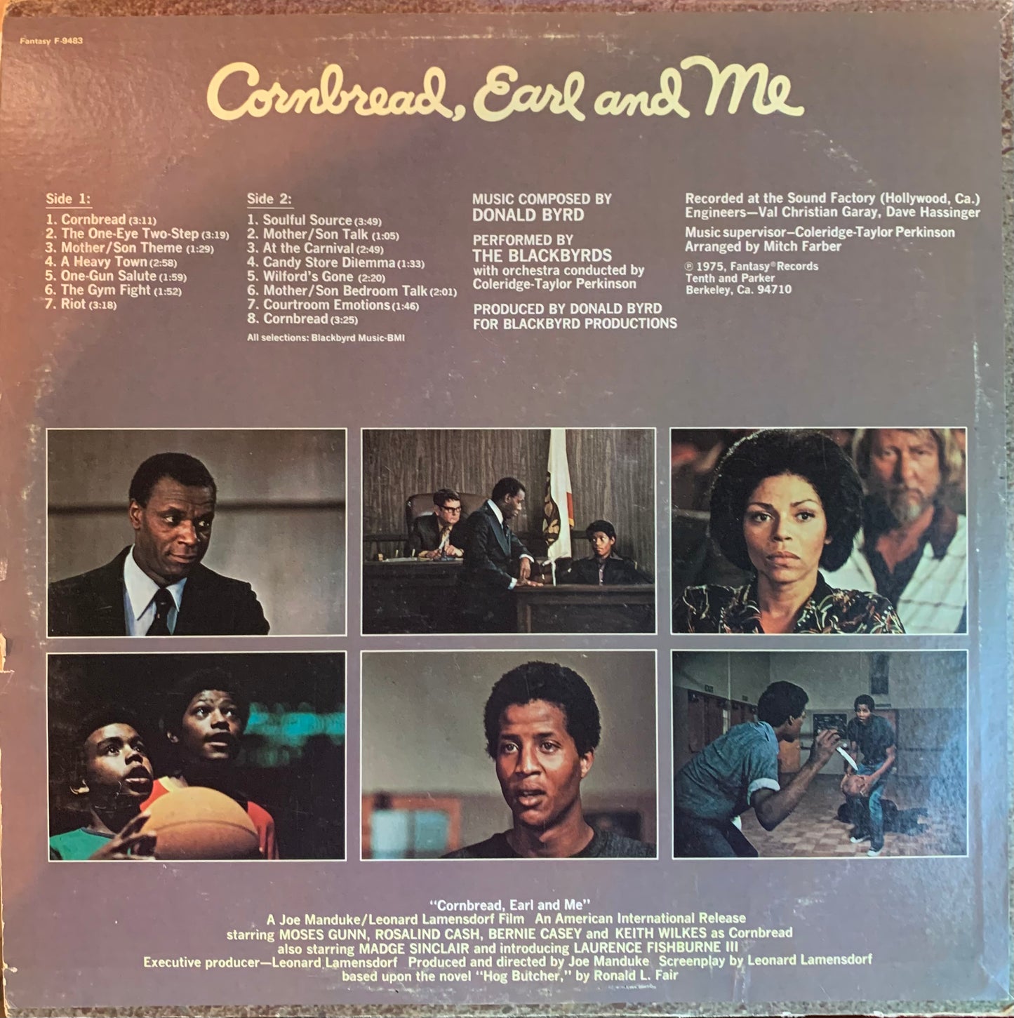 【USED】The Blackbyrds - Cornbread, Earl And Me (LP)