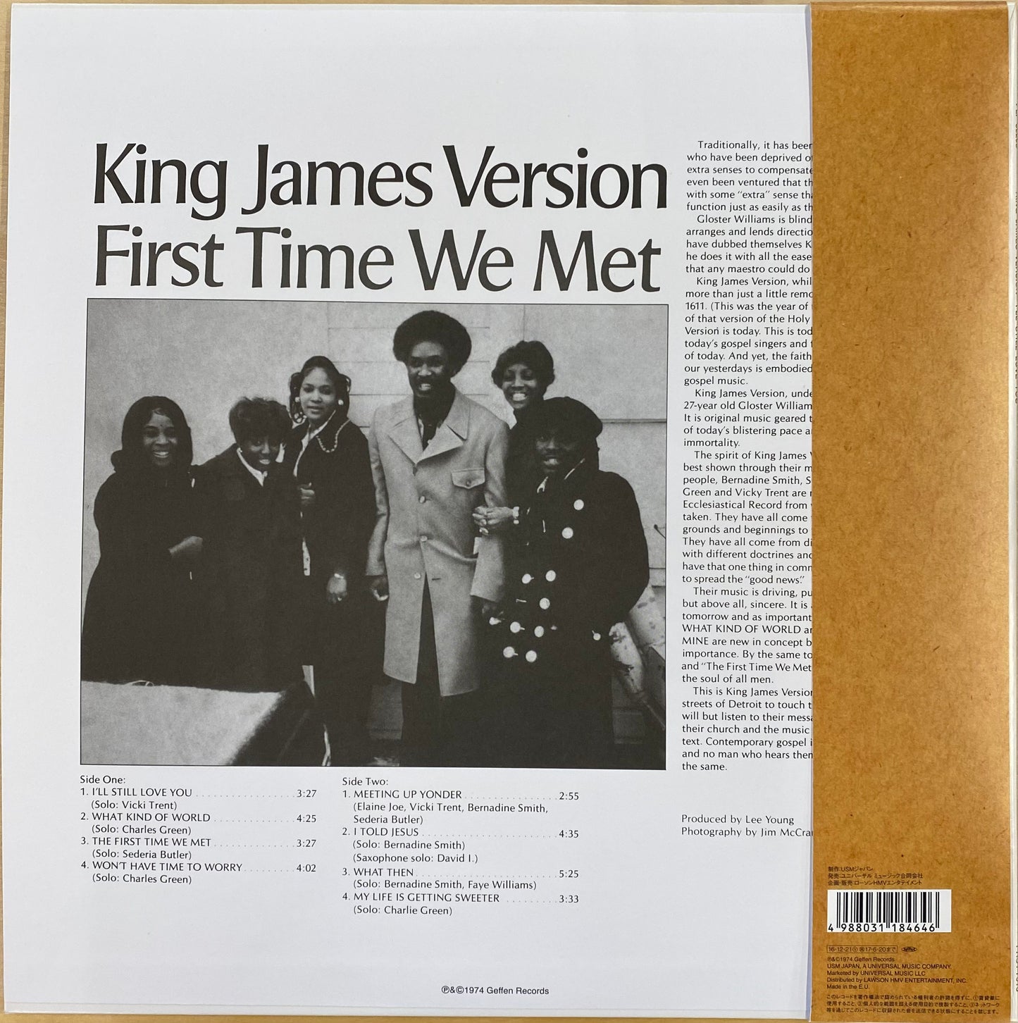 【USED】King James Version - First Time We Met(LP)