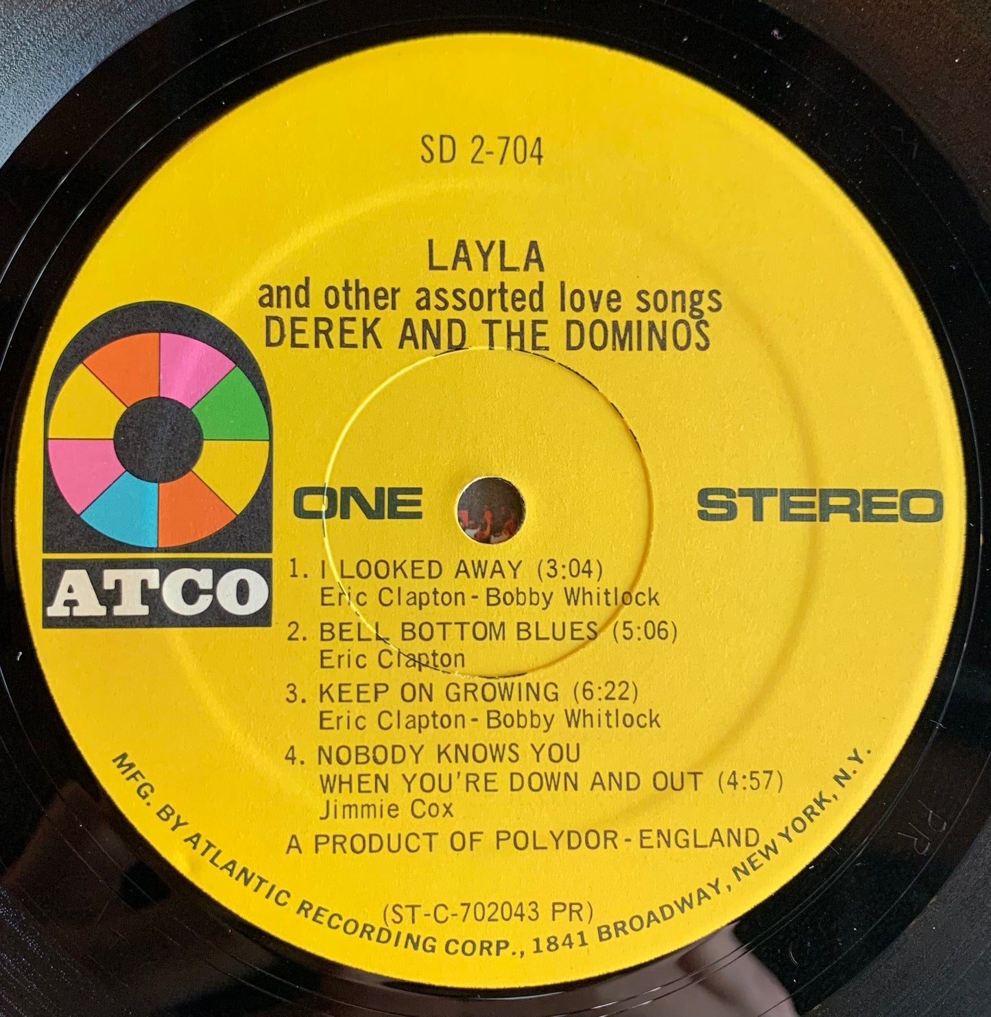 【USED】Derek And The Dominos - Layla And Other Assorted Love Songs (US Orig, LP)