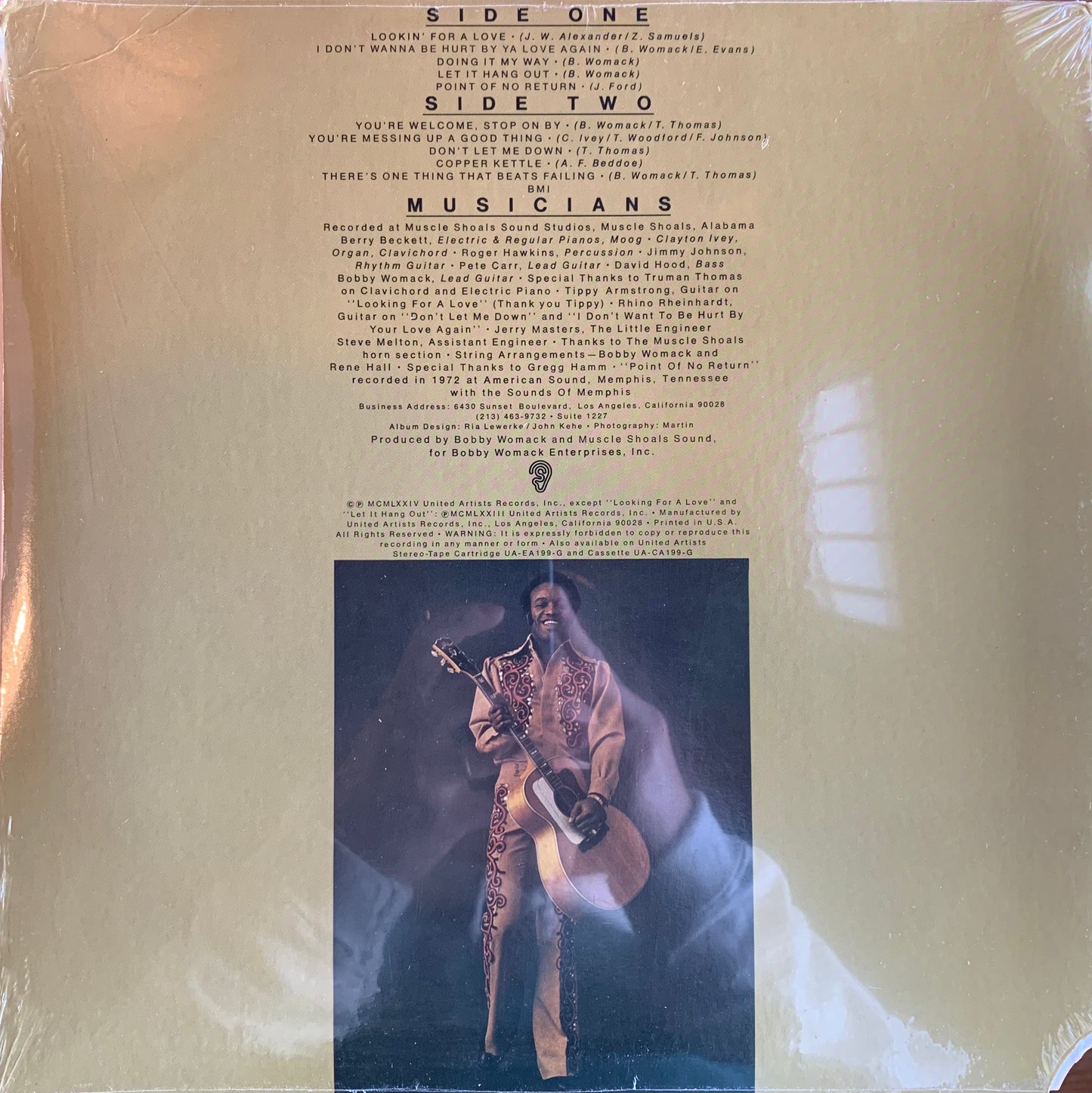 【USED】Bobby Womack - Lookin' For A Love Again (SEALED, LP)