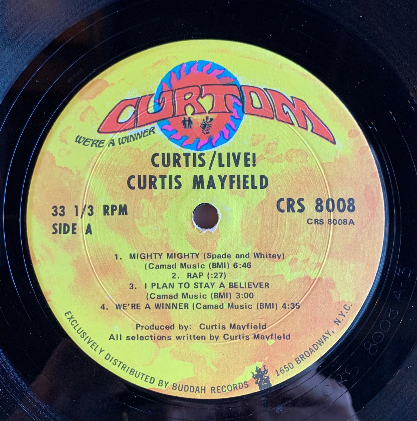 【USED】Curtis Mayfield - Curtis / Live! (US Orig, LP)