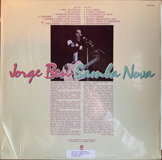 【USED】Jorge Ben - Samba Nova (US Orig, LP)