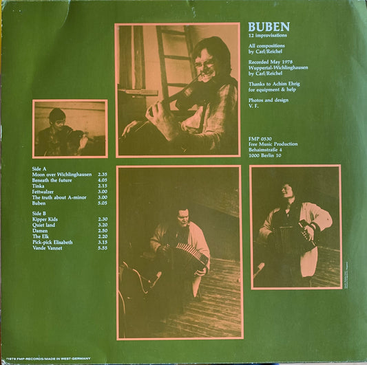 【USED】Rüdiger Carl / Hans Reichel - Buben (LP)