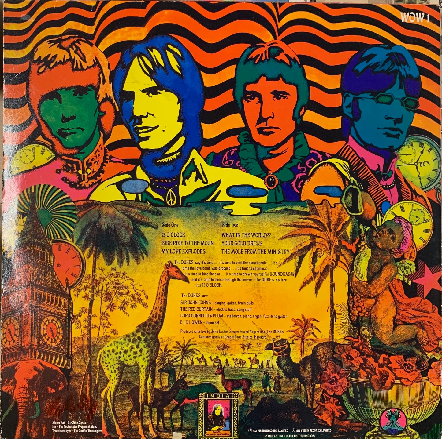 【USED】The Dukes Of Stratosphear - 25 O'Clock (LP)