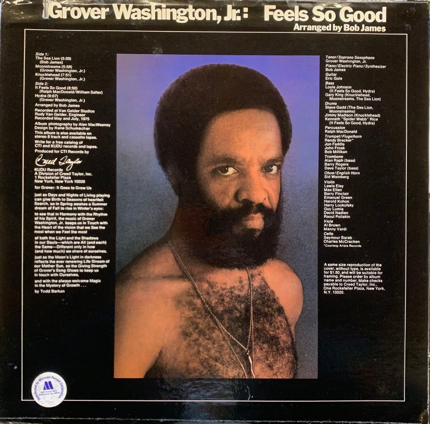 【USED】Grover Washington, Jr. - Feels So Good (LP)