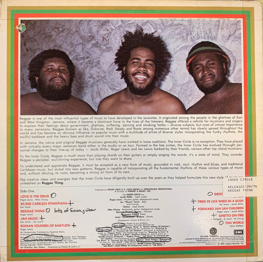 【USED】Inner Circle - Reggae Thing (LP)