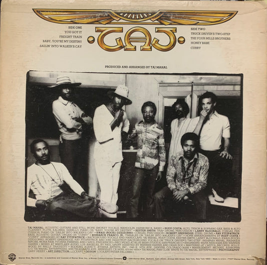 【USED, US ORIG】Taj Mahal - Music Fuh Ya' (Musica Para Tu) (LP)