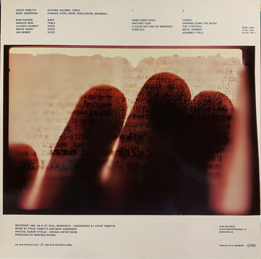 【USED】Steve Tibbetts - Exploded View (LP)