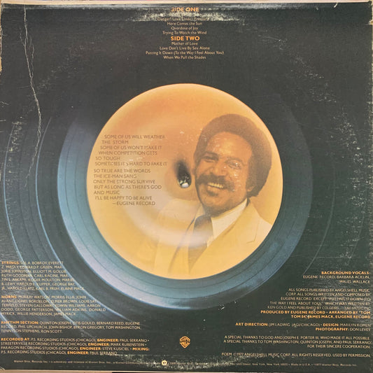 【USED, US ORIG】Eugene Record - The Eugene Record (LP)