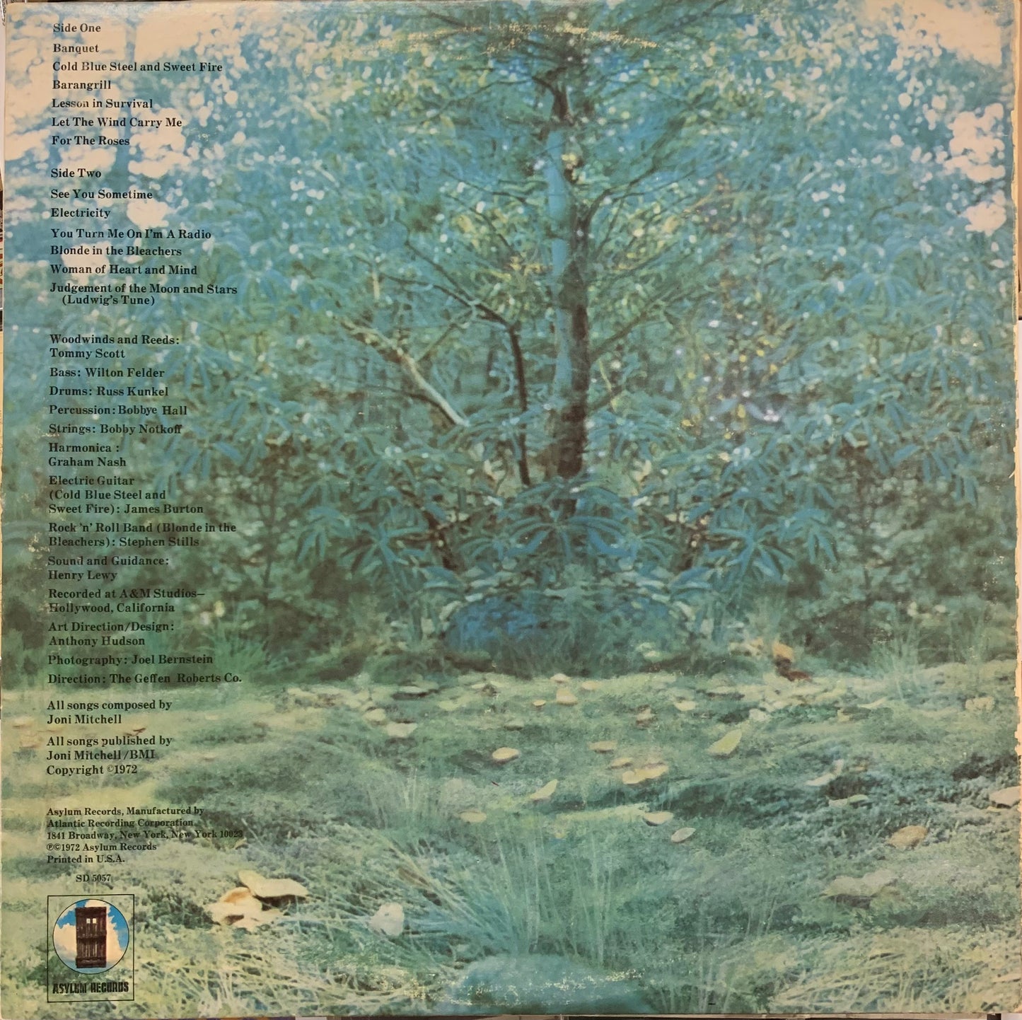 【USED, US ORIG】Joni Mitchell - For The Roses (LP)