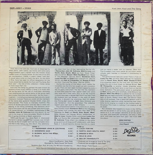【USED, US ORIG】Kool & The Gang - Kool Jazz (LP)