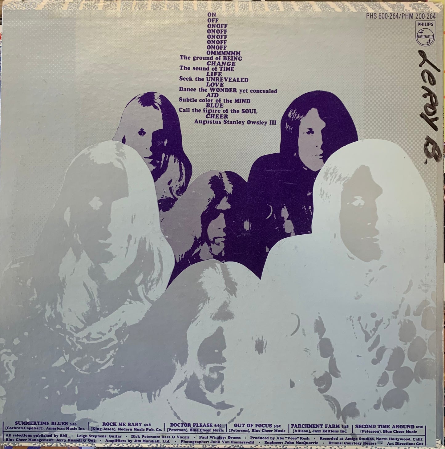 【USED, US ORIG】Blue Cheer - Vincebus Eruptum (LP)