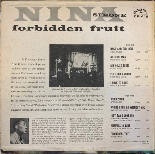 【USED】Nina Simone - Forbidden Fruit (LP)