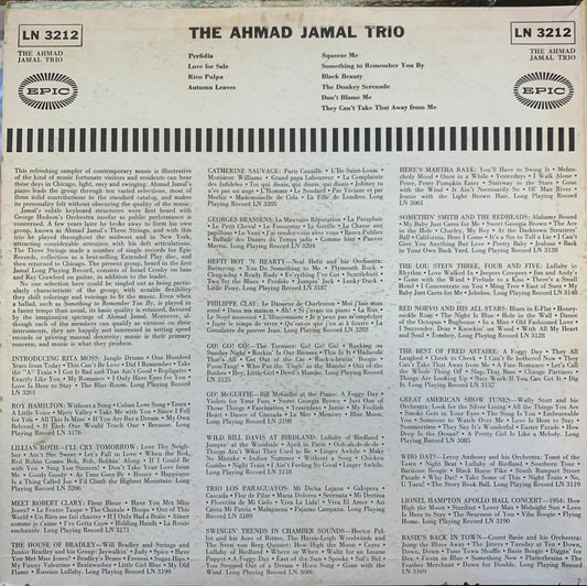 【USED】The Ahmad Jamal Trio - The Ahmad Jamal Trio (LP)