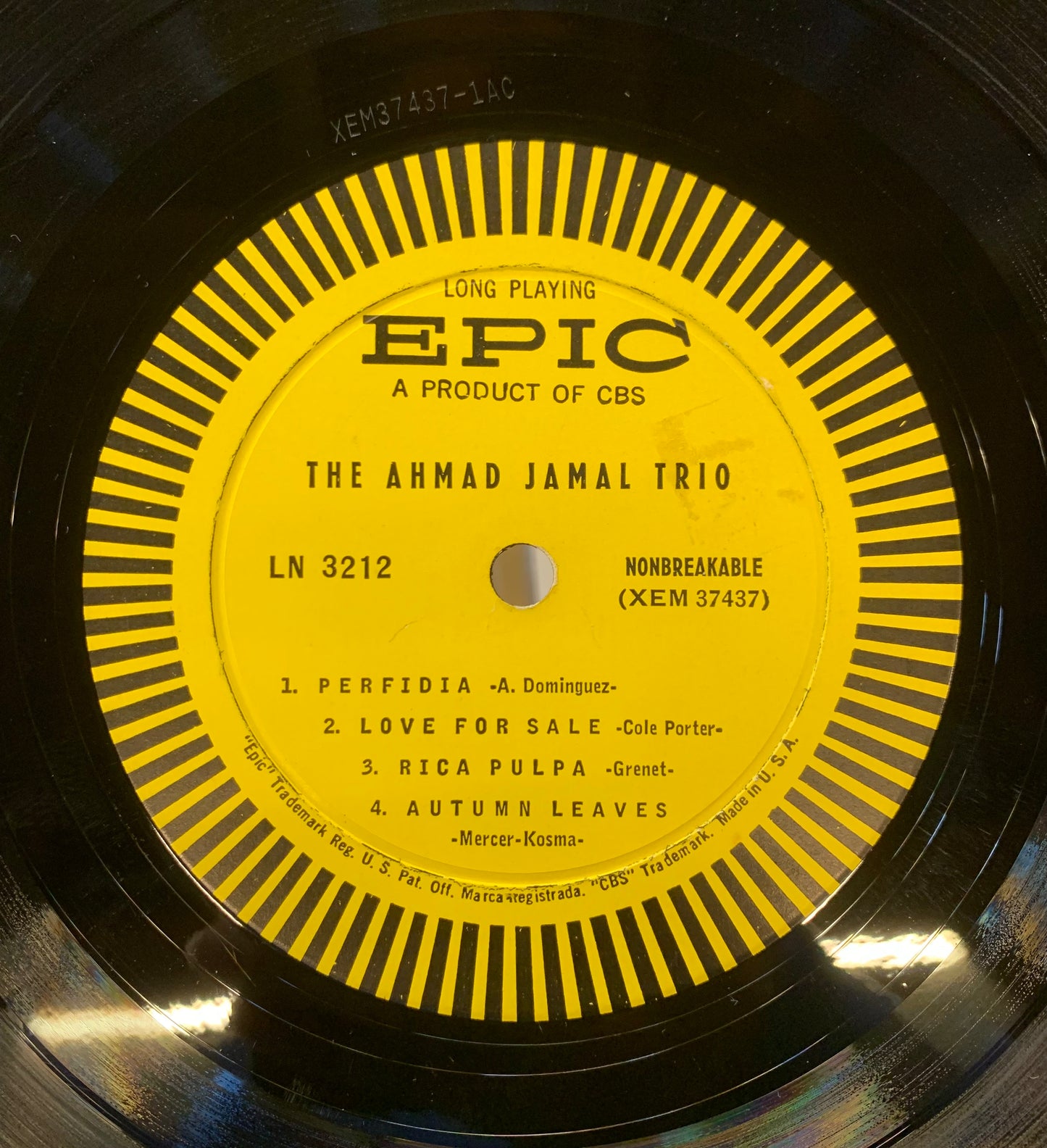 【USED】The Ahmad Jamal Trio - The Ahmad Jamal Trio (LP)