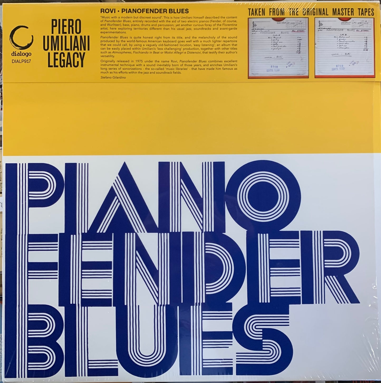 【USED】Rovi (Piero Umiliani) - Pianofender Blues (LP)
