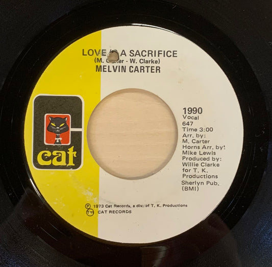 【USED】Melvin Carter – Love Is A Sacrifice / One Too Many (7)