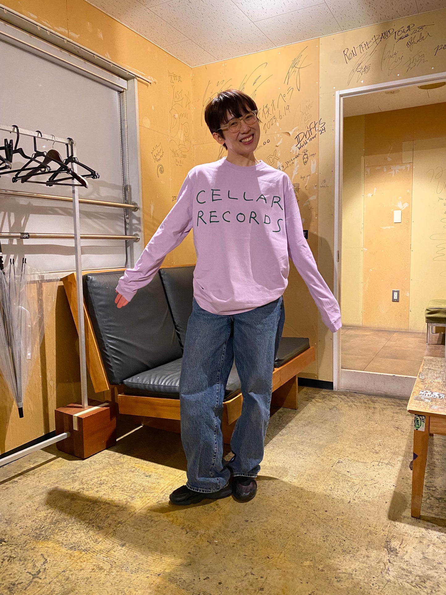 【WRITTEN BY 柴田聡子】CELLAR RECORDS オリジナルロングTシャツ