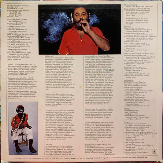 【USED】Eddie Palmieri - Lucumi, Macumba, Voodoo (LP)