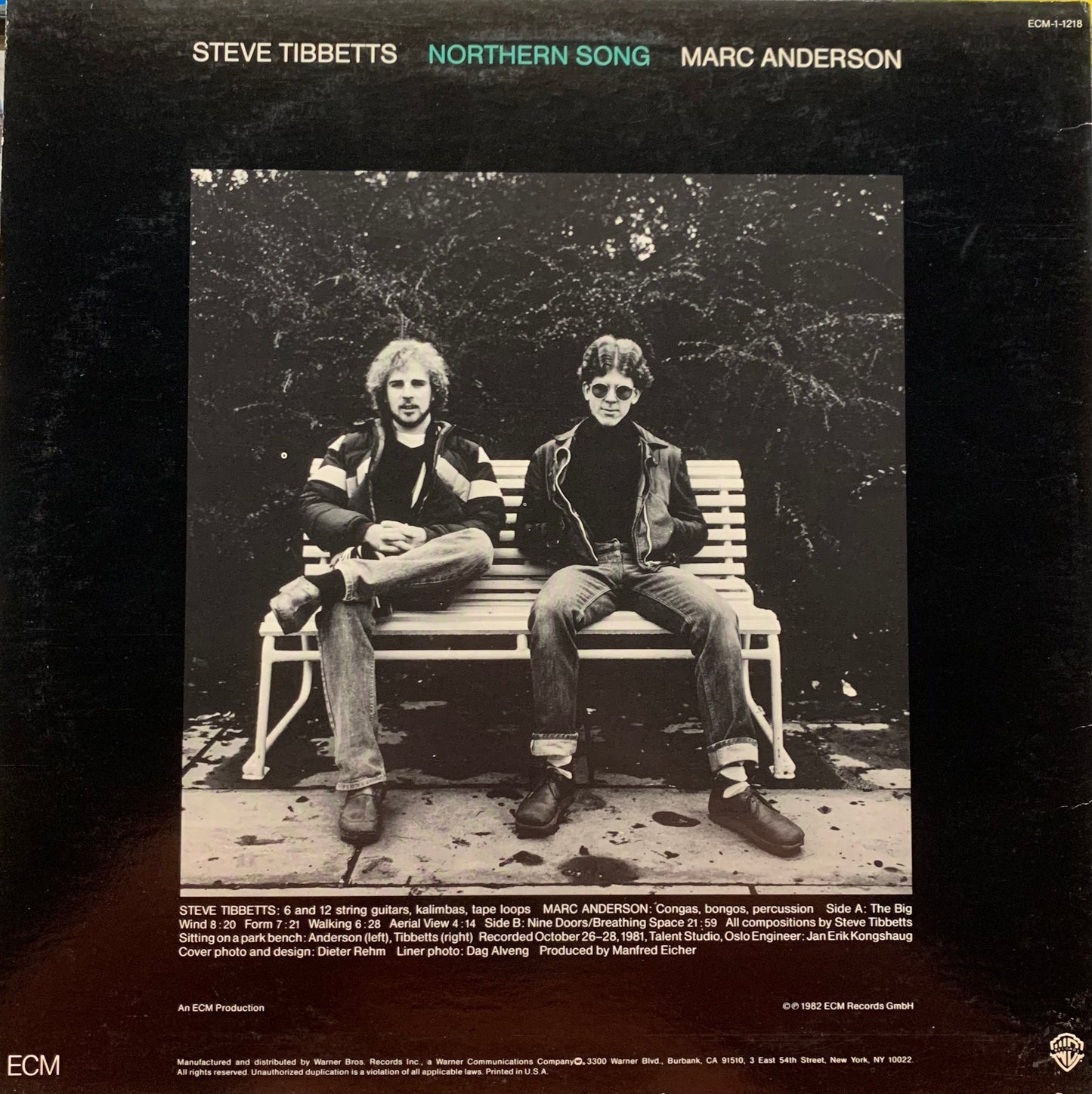 【USED, US Orig】Steve Tibbetts - Northern Song (LP)