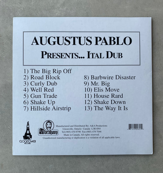 Augustus Pablo - Ital Dub : Mixed by King Tubby (LP)