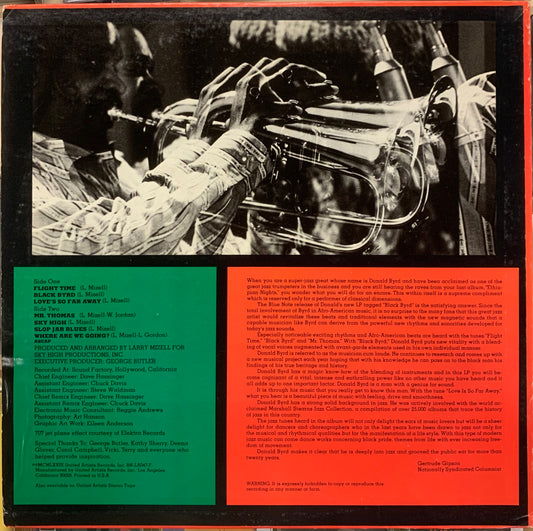 【USED】Donald Byrd - Black Byrd (LP)