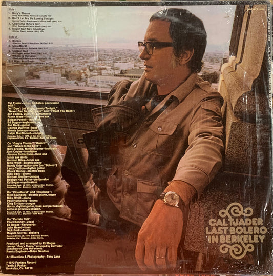 【USED, US Orig】Cal Tjader - Last Bolero In Berkeley (LP)