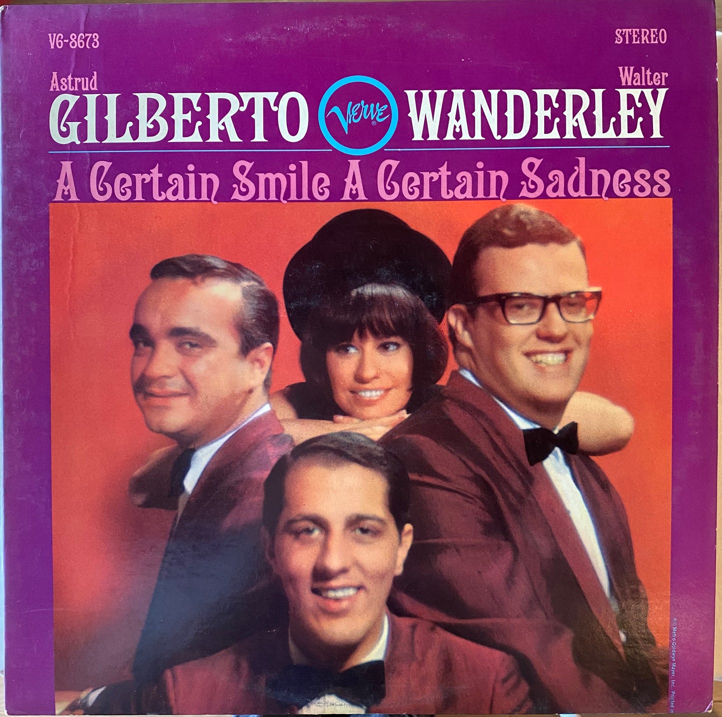 【USED】Astrud Gilberto / Walter Wanderley - A Certain Smile A Certain Sadness (LP)