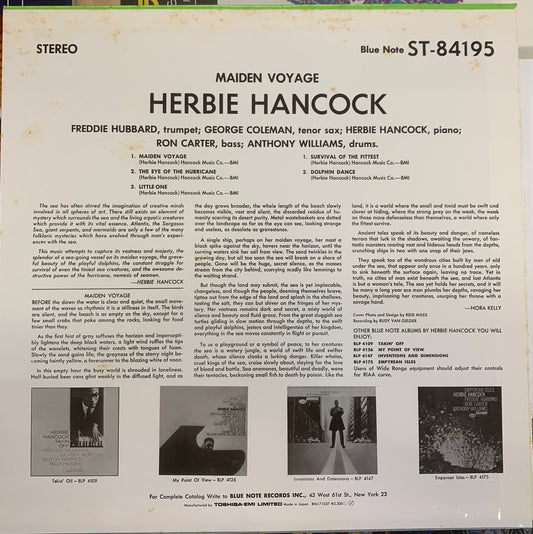 【USED, JAPAN PRESS】Herbie Hancock - Maiden Voyage (LP)
