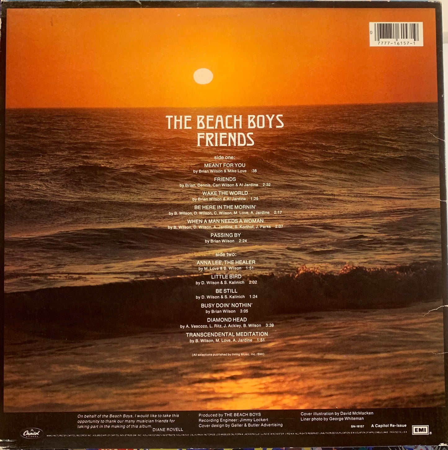 【USED】The Beach Boys - Friends (LP)