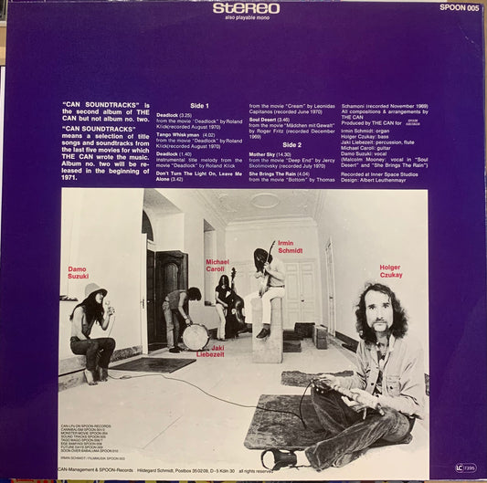 【USED】Can - Soundtracks (LP)