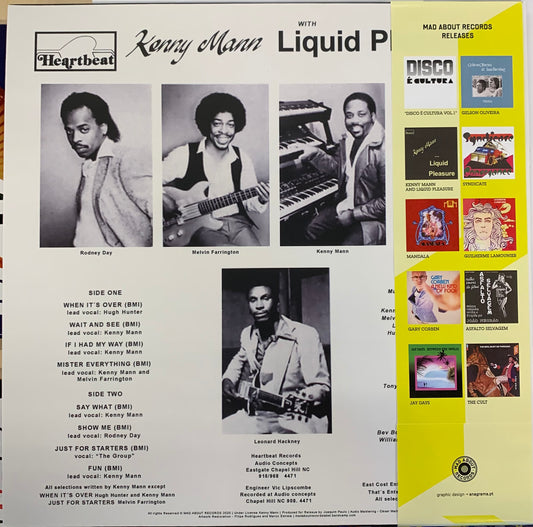 【USED】Kenny Mann With Liquid Pleasure - Kenny Mann With Liquid Pleasure (LP)