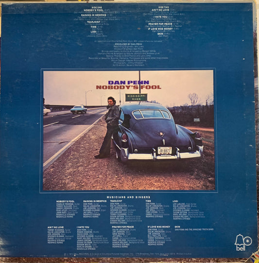 【USED, US Orig】Dan Penn - Nobody's Fool (LP)