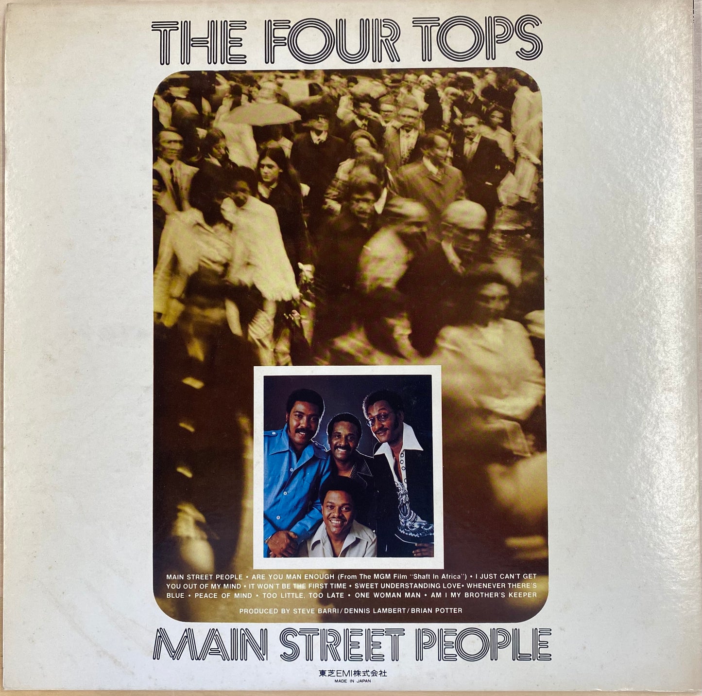【USED】Four Tops - Main Street People(LP)