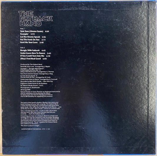 【USED】The Fatback Band - Yum Yum(LP)