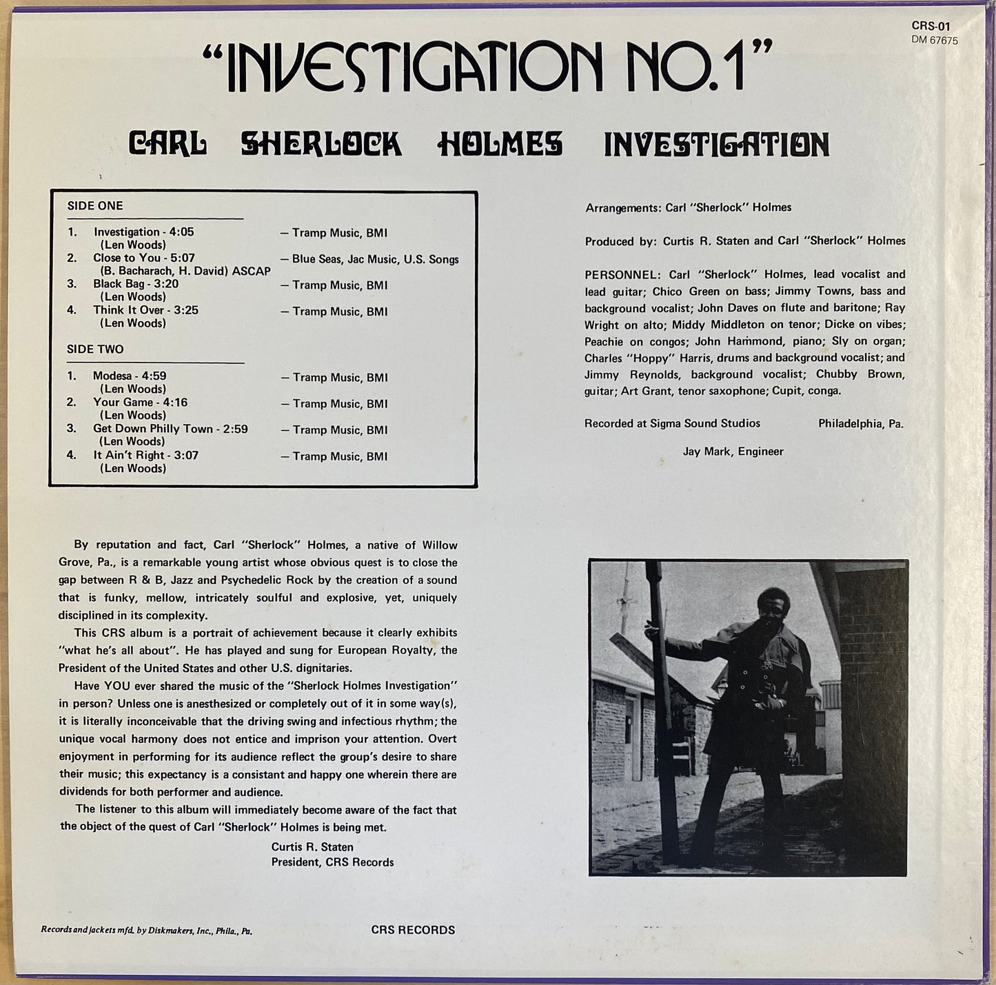【USED】Carl Sherlock Holmes Investigation - Investigation No.1(LP)