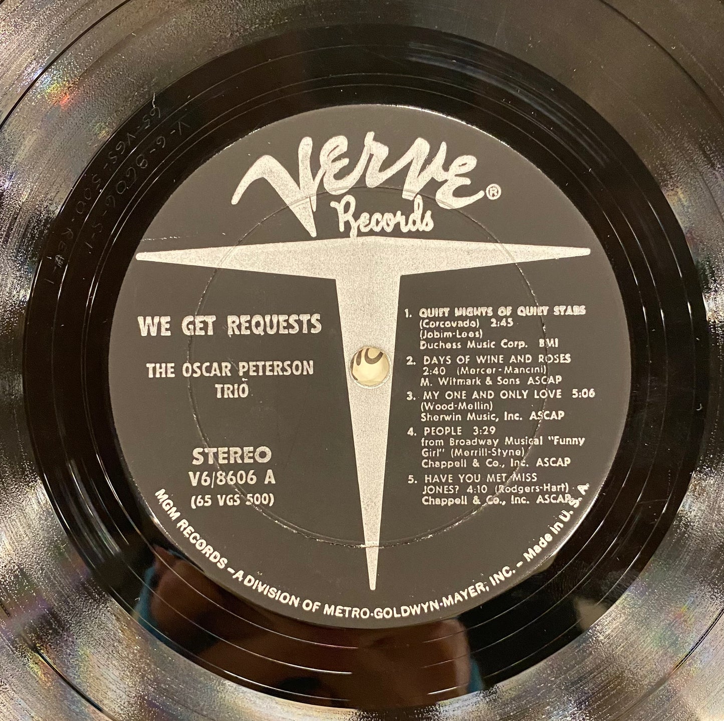 【USED, USオリジナル】The Oscar Peterson Trio - We Get Requests (LP)