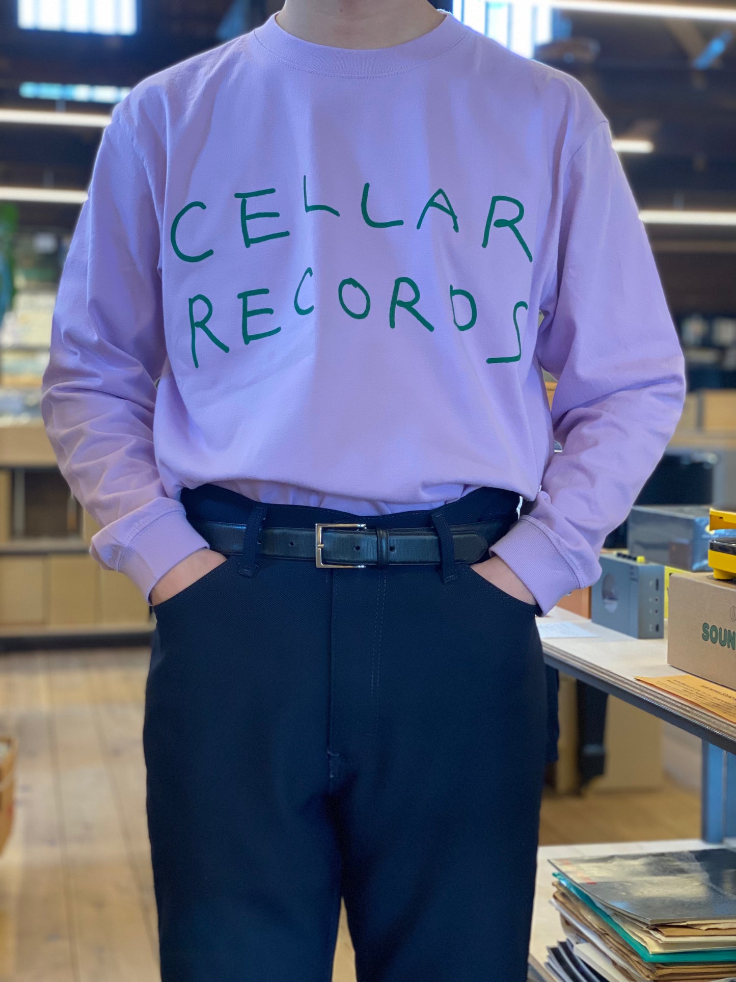 【WRITTEN BY 柴田聡子】CELLAR RECORDS オリジナルロングTシャツ