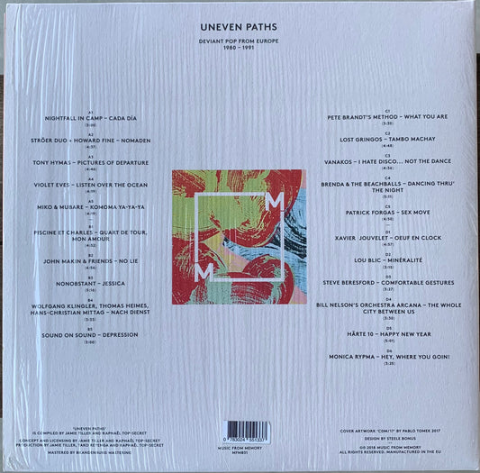 【USED】V.A - Uneven Paths (Deviant Pop From Europe 1980-1991) (LP)