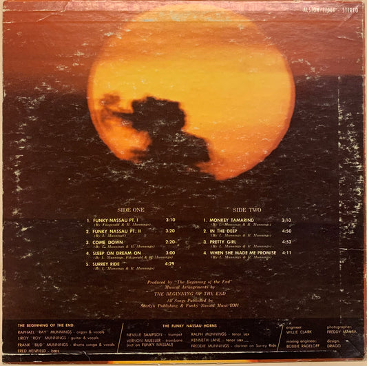 【USED, US Orig】The Beginning Of The End - Funky Nassau (LP)