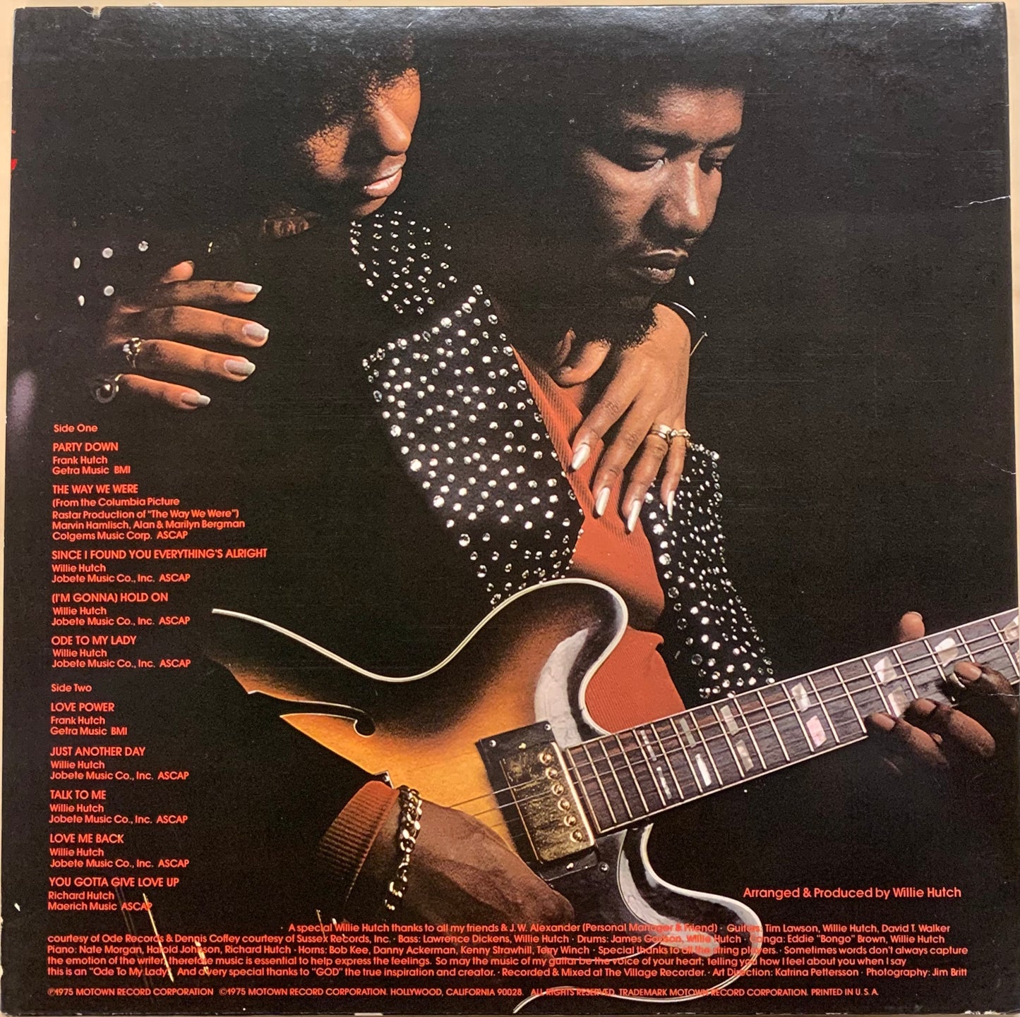 【USED, US Orig】Willie Hutch - Ode To My Lady (LP)