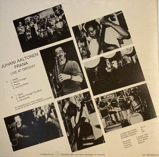 【USED】Juhani Aaltonen Prana - Live At Groovy (LP)